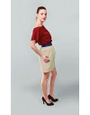 Gumis derekú rövid szoknya