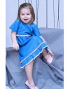 Little bloomy blue ruha