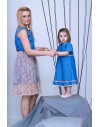 Little bloomy blue ruha