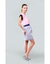 Gumis derekú rövid szoknya